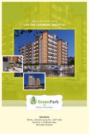 Elevation of real estate project Green Park located at Bhavnagar, Bhavnagar, Gujarat