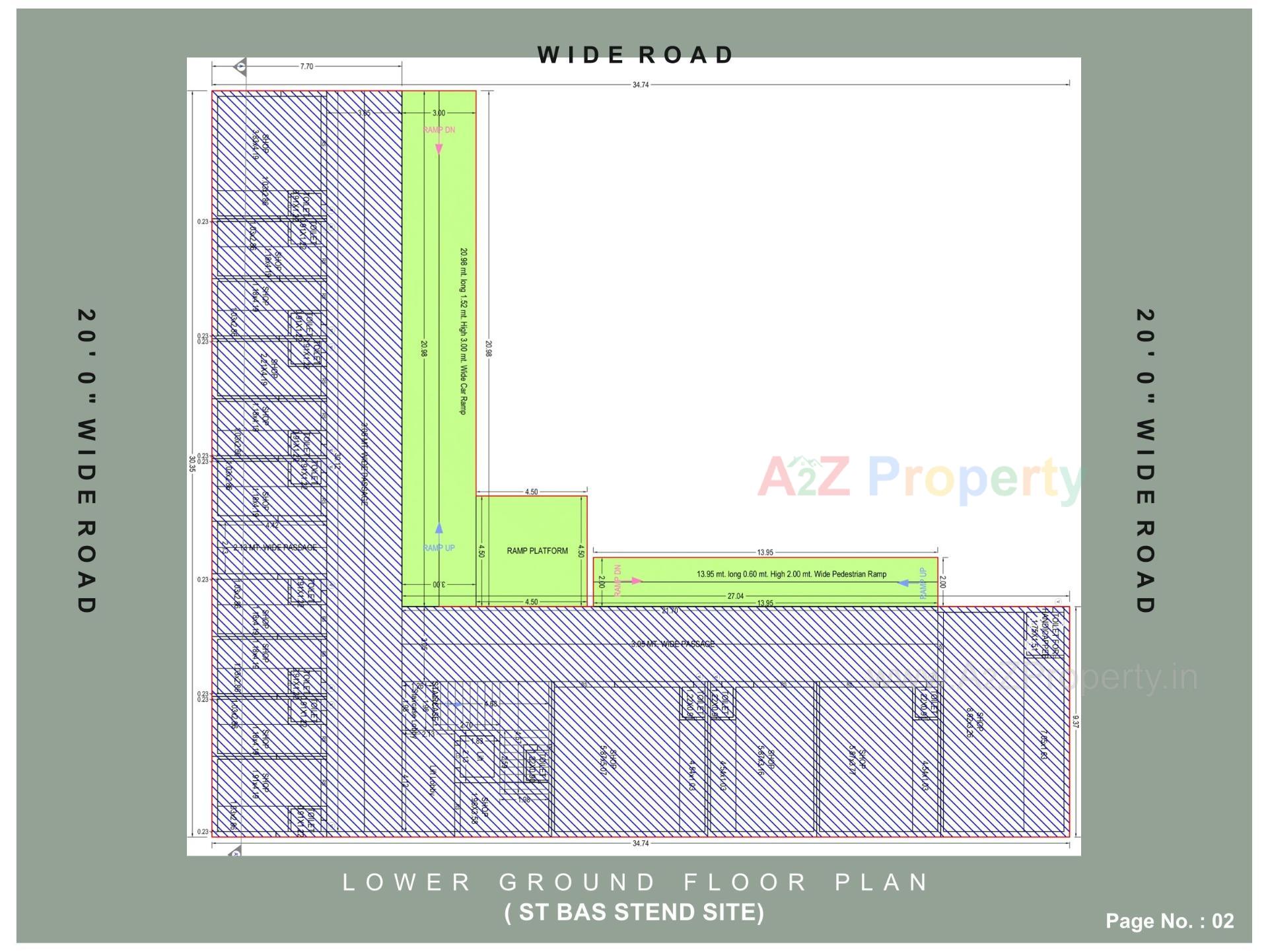 Layout of real estate project Gurunanak Complex located at Sihor, Bhavnagar, Gujarat