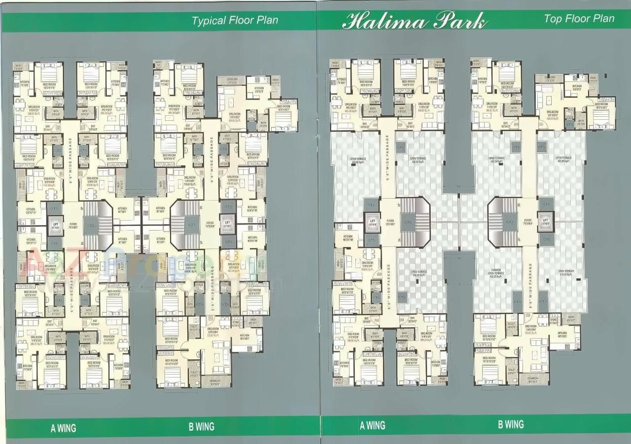 Layout of real estate project Halima Park located at Vadva, Bhavnagar, Gujarat