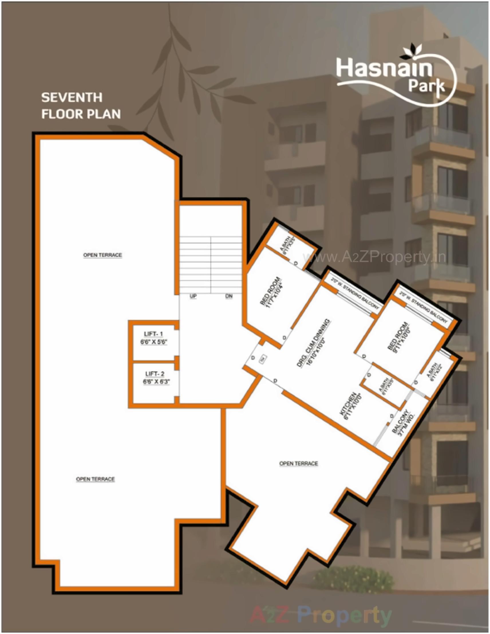 Layout of real estate project Hasnain Park located at Bhavnagar, Bhavnagar, Gujarat