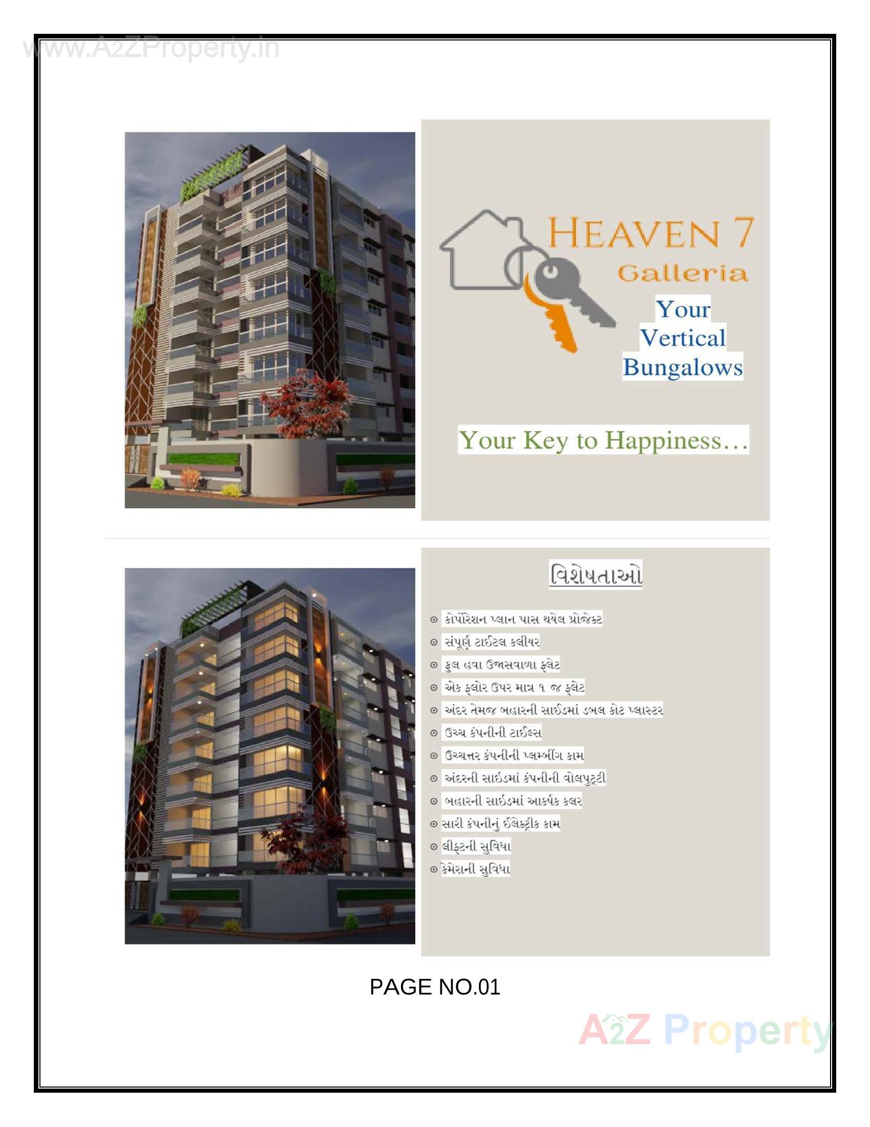  of real estate project Heaven Seven Galleria located at Vadva, Bhavnagar, Gujarat
