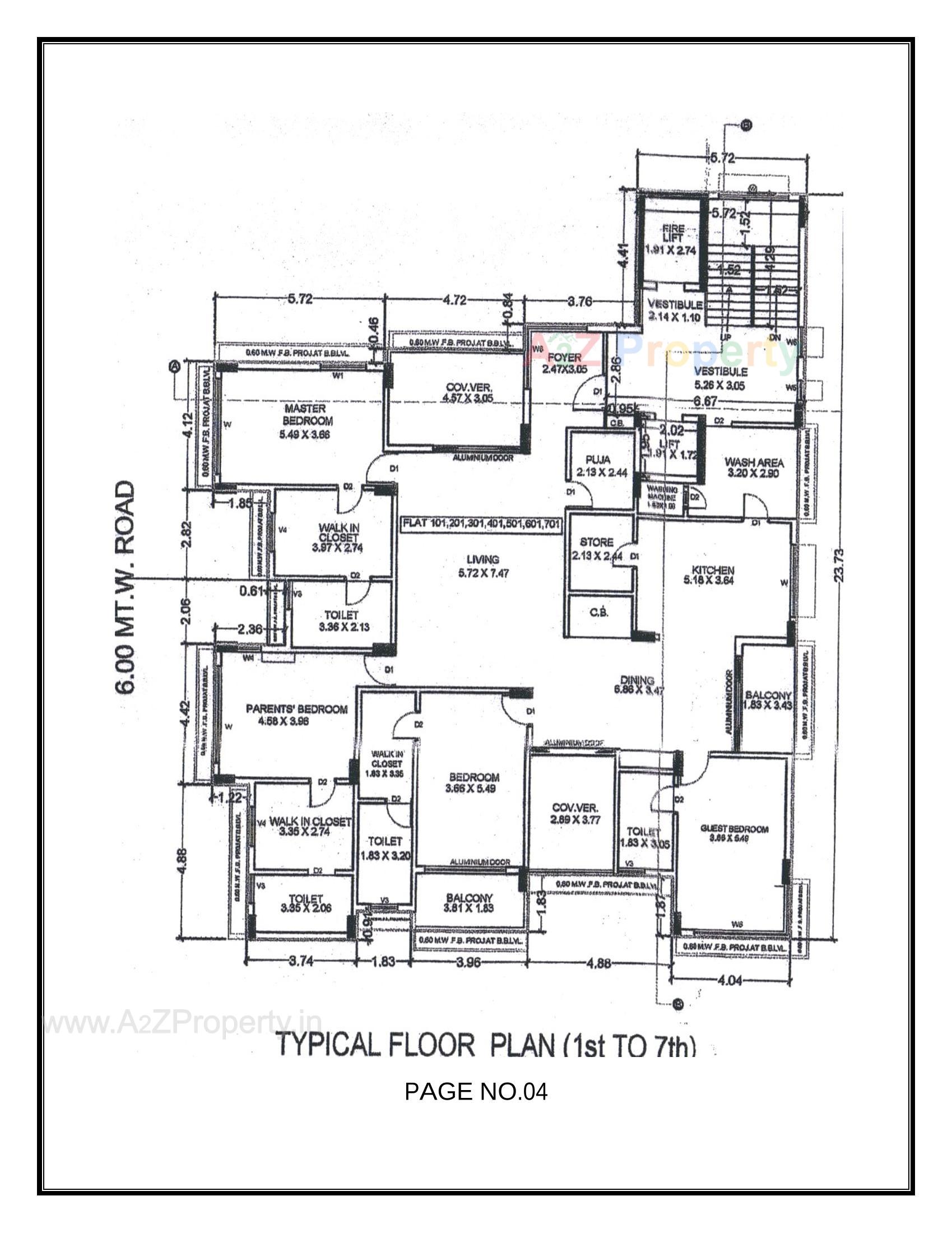 Layout of real estate project Heaven Seven Galleria located at Vadva, Bhavnagar, Gujarat