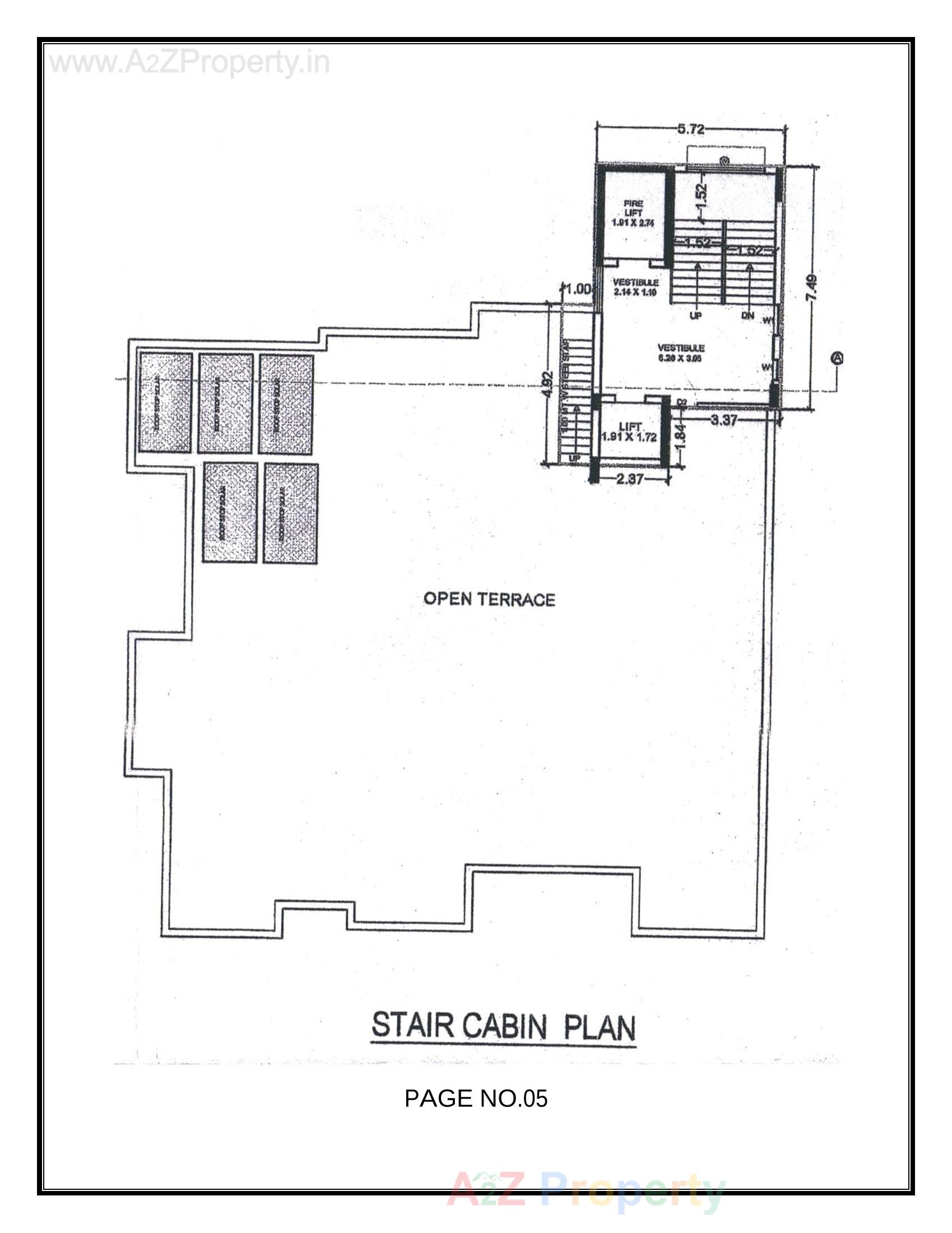 Layout of real estate project Heaven Seven Galleria located at Vadva, Bhavnagar, Gujarat