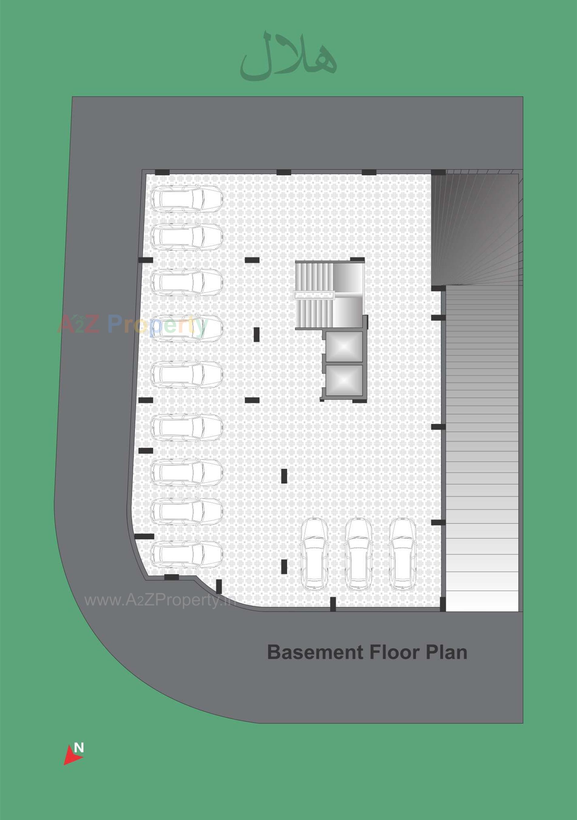 Layout of real estate project Hilal Heights located at Bhavnagar, Bhavnagar, Gujarat