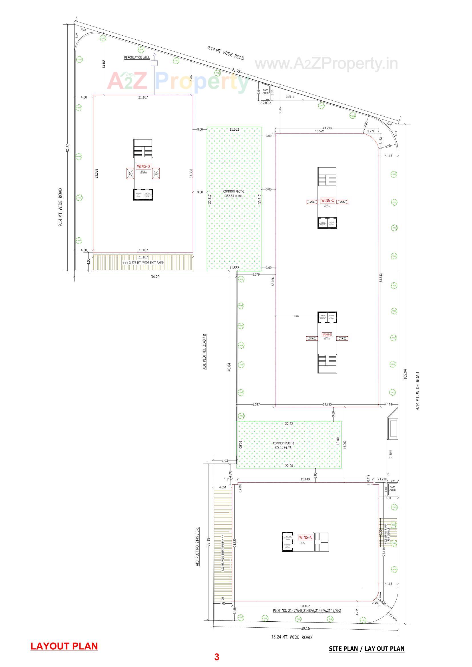 Layout of real estate project Himalaya Modern Crest located at Bhavnagar, Bhavnagar, Gujarat