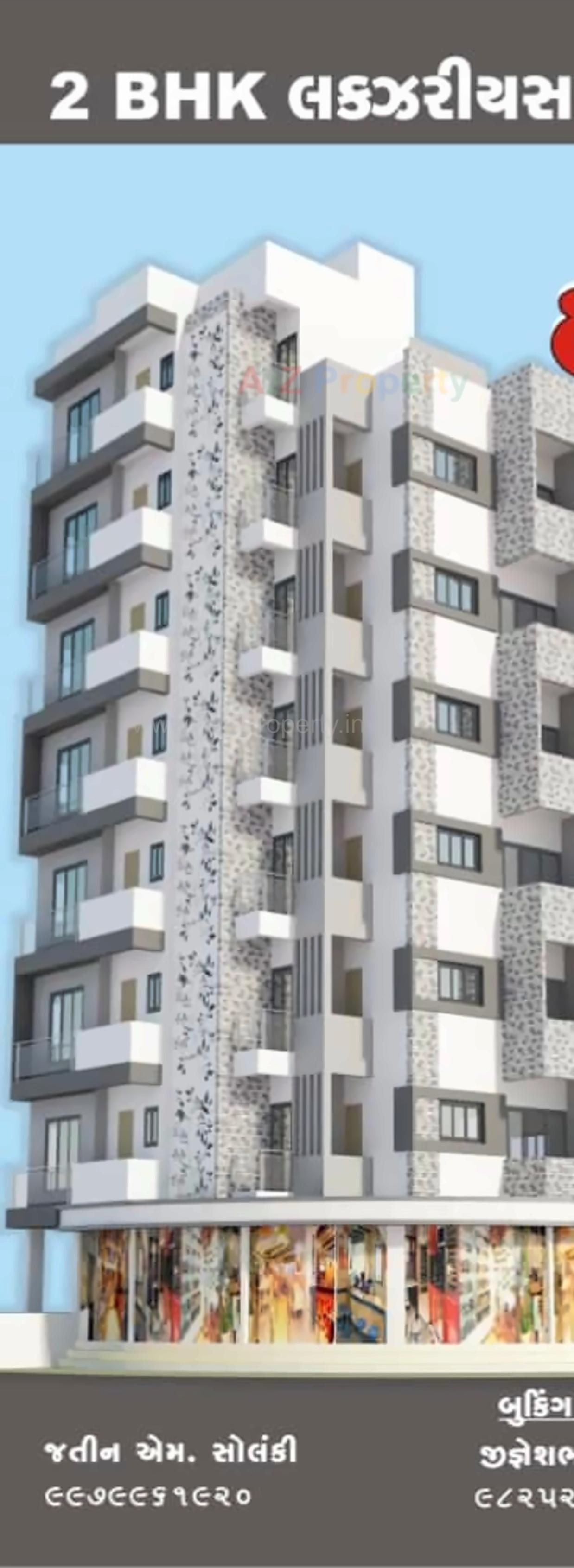 3D Elevation of real estate project Hiramoti Heights located at Bhavnagar, Bhavnagar, Gujarat