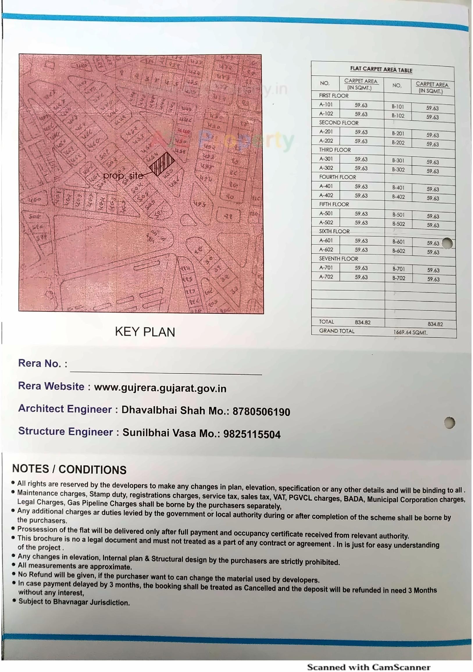  of real estate project Humaira Heights located at Bhavnagar, Bhavnagar, Gujarat