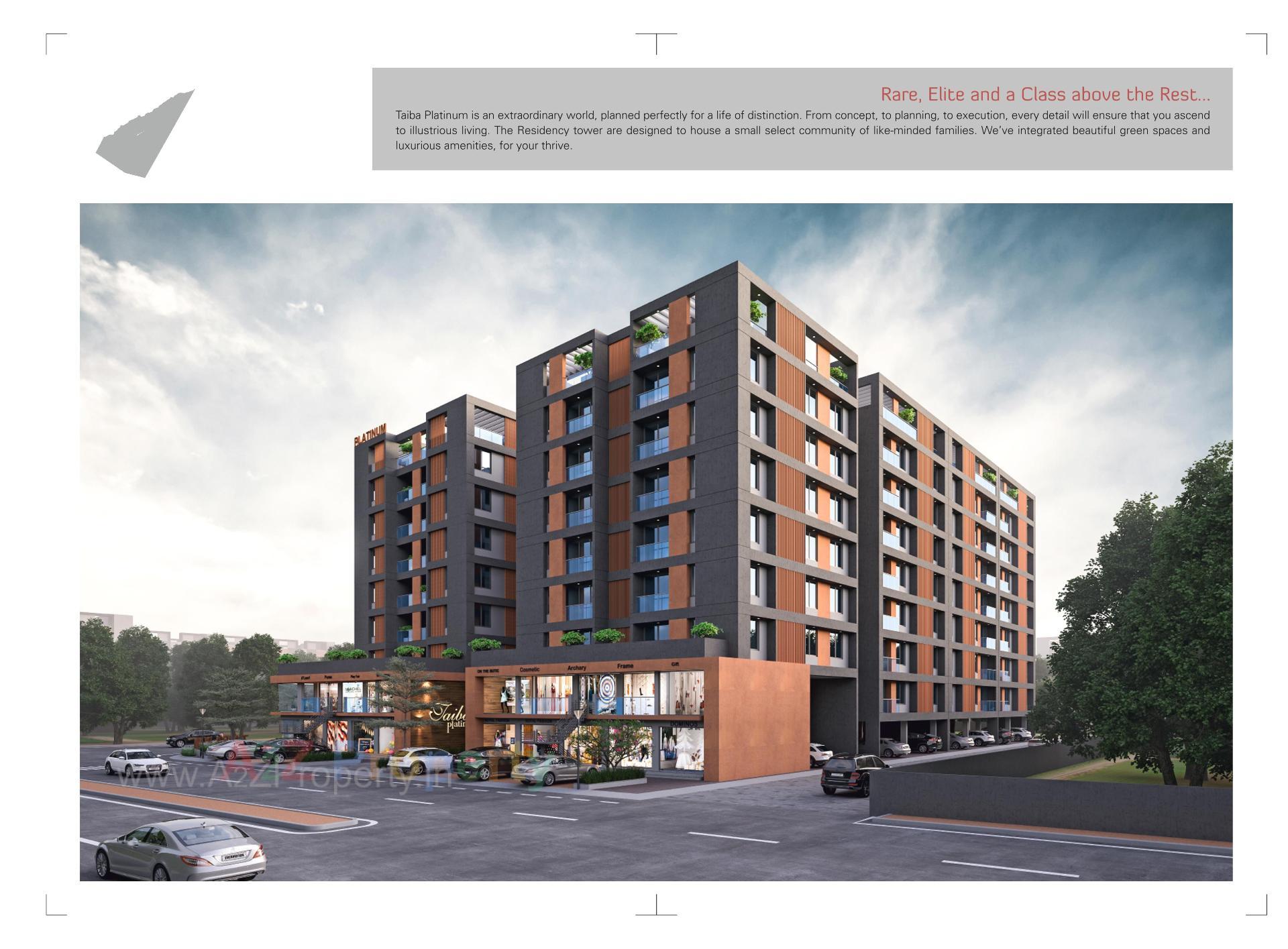 3D Elevation of real estate project Jito Pride located at Tarsamiya, Bhavnagar, Gujarat