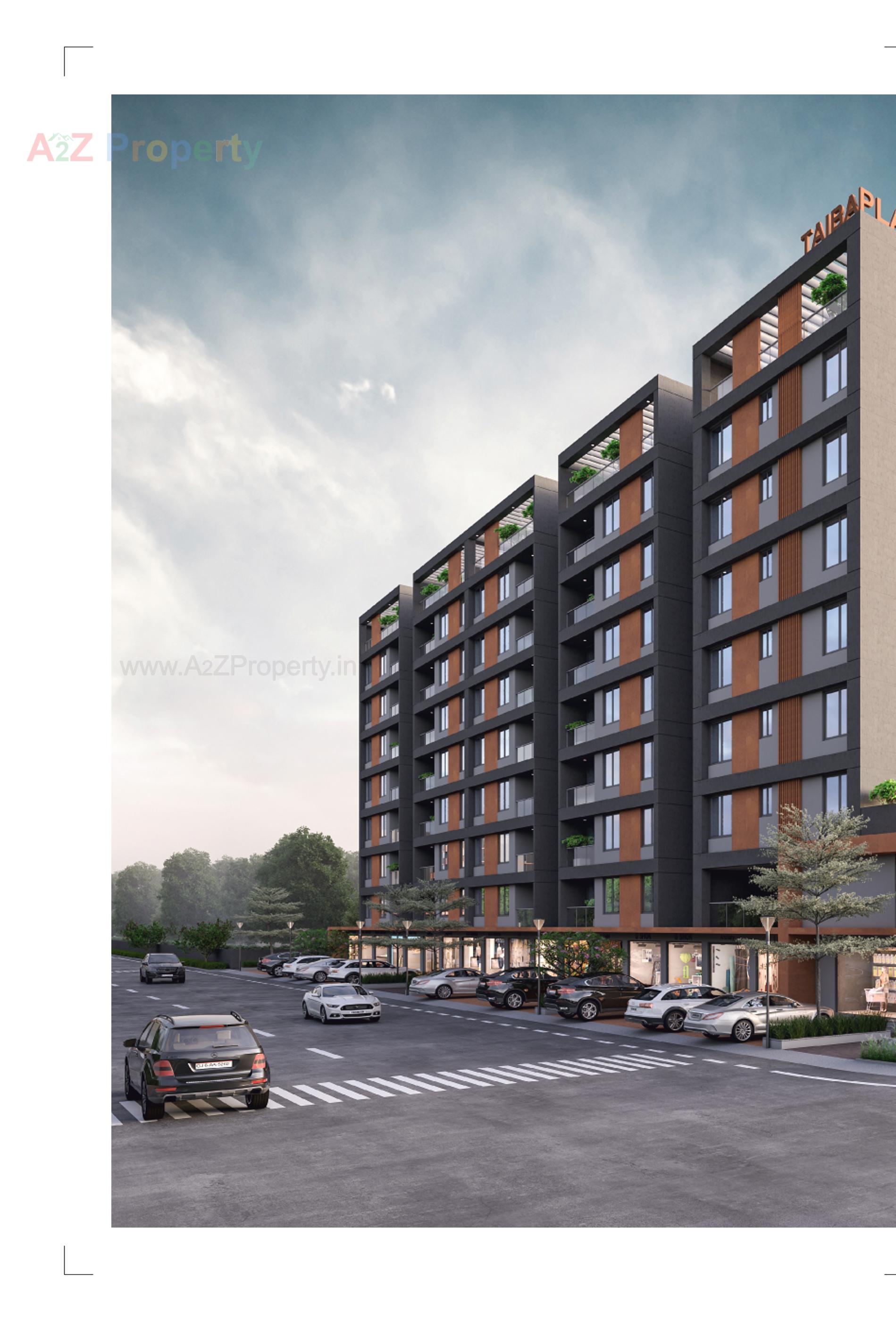 3D Elevation of real estate project Jito Pride located at Tarsamiya, Bhavnagar, Gujarat