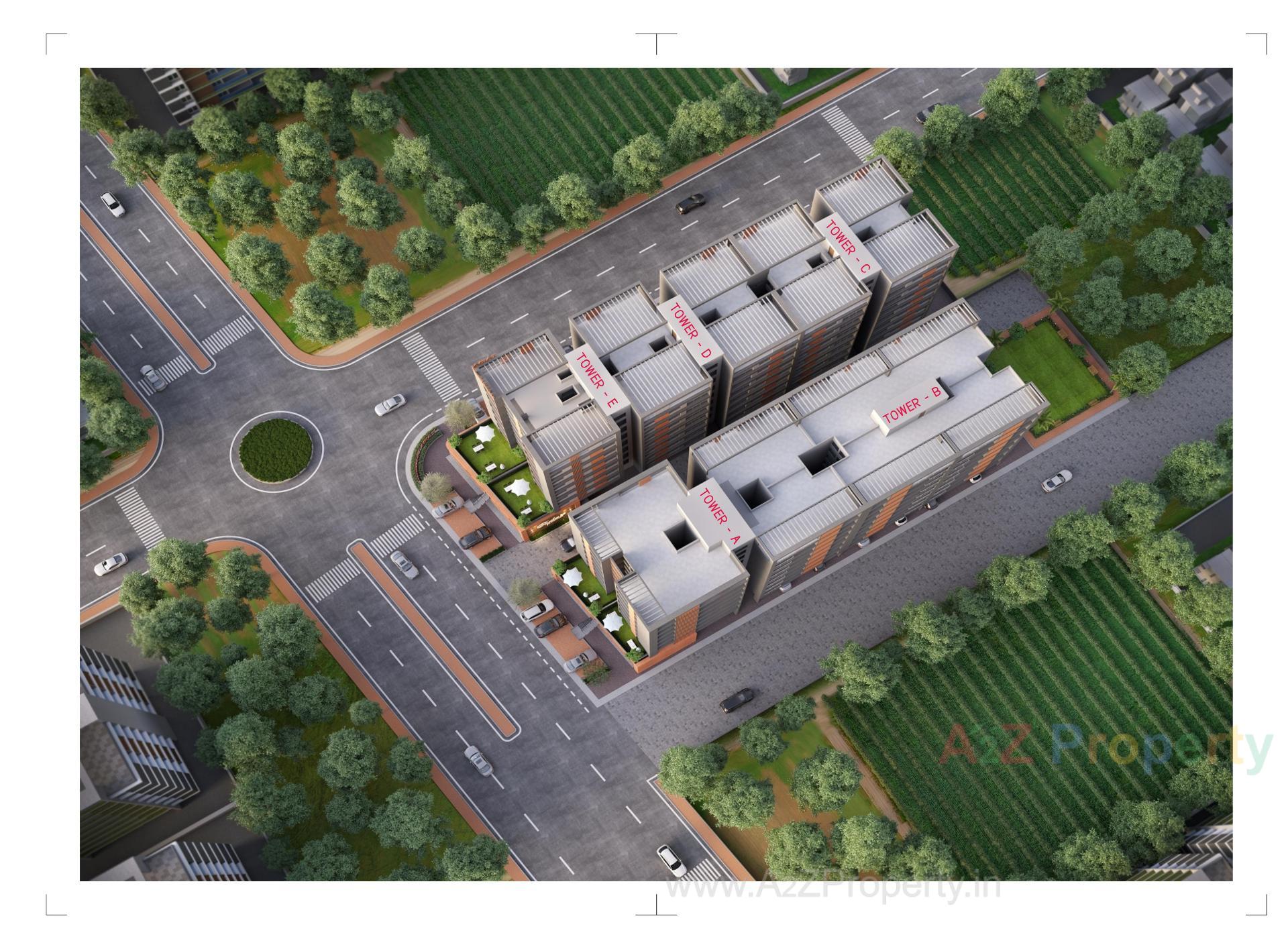 Layout of real estate project Jito Pride located at Tarsamiya, Bhavnagar, Gujarat