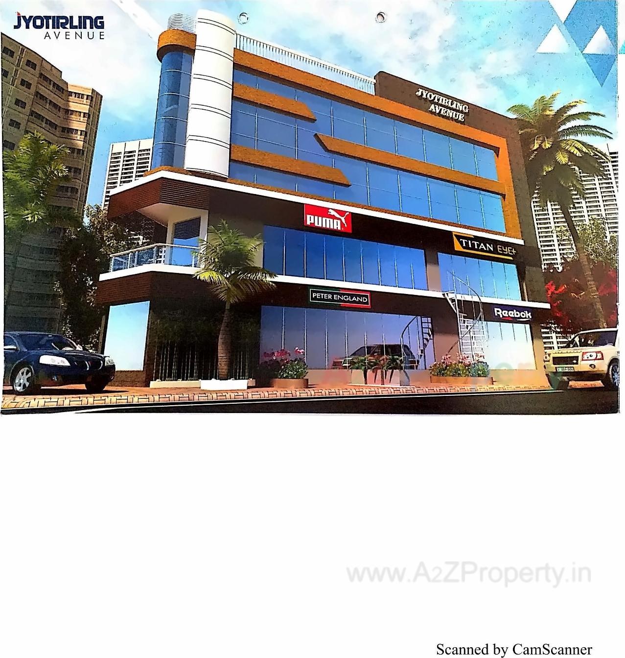 3D Elevation of real estate project Jyotirling Avenue located at Bhavnagar, Bhavnagar, Gujarat