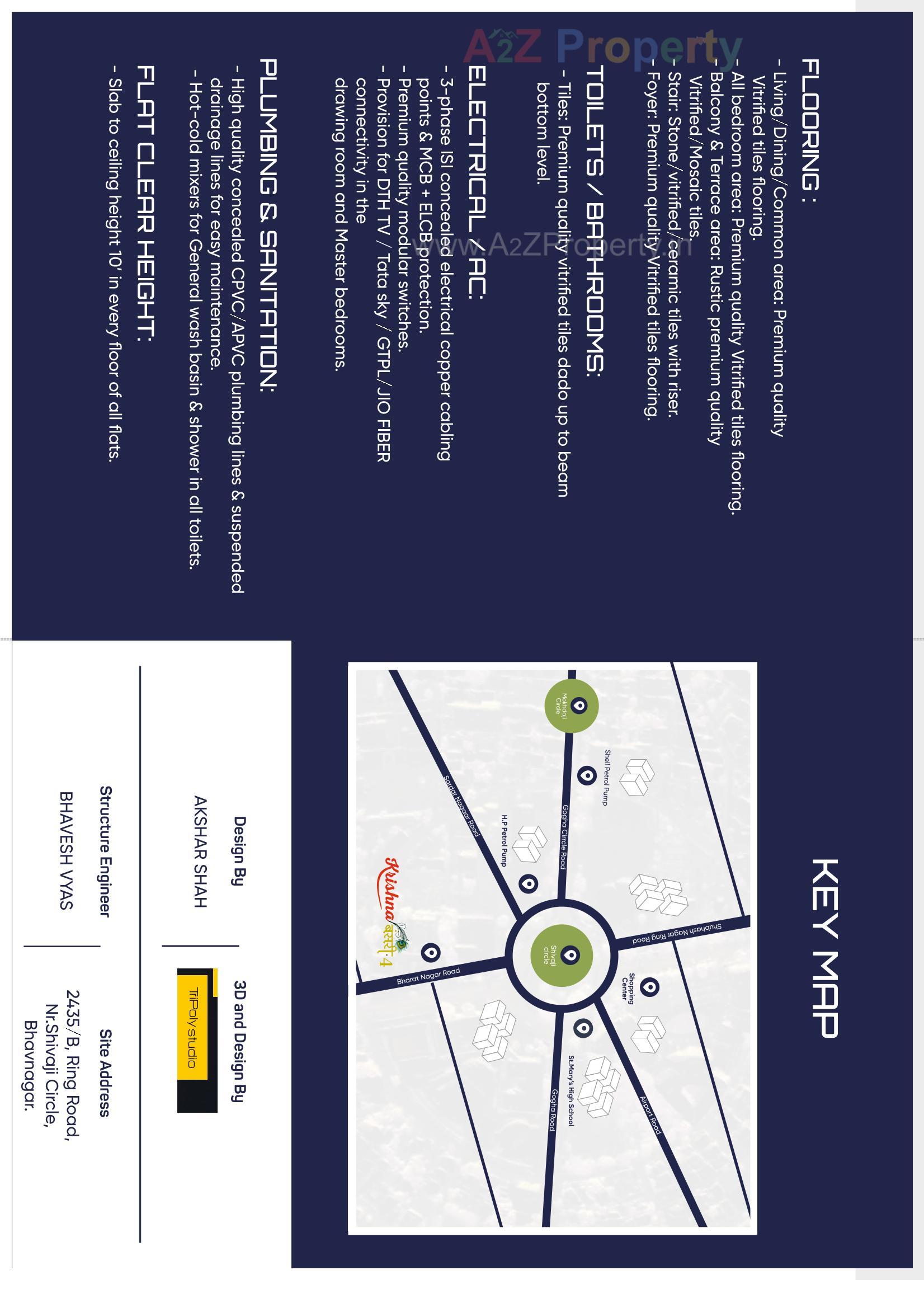  of real estate project Krishna Bansari located at Bhavnagar, Bhavnagar, Gujarat