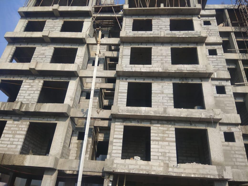 73428_const of real estate project Krishna Skyz located at Vadva, Bhavnagar, Gujarat