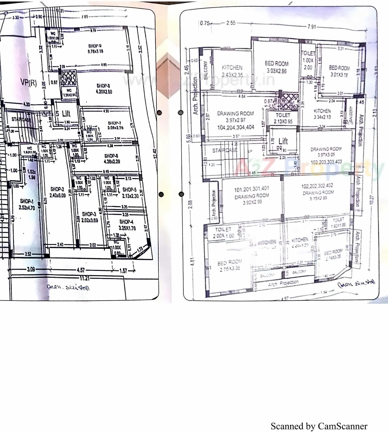 Layout of real estate project Mahadev Residency located at Fulsar, Bhavnagar, Gujarat