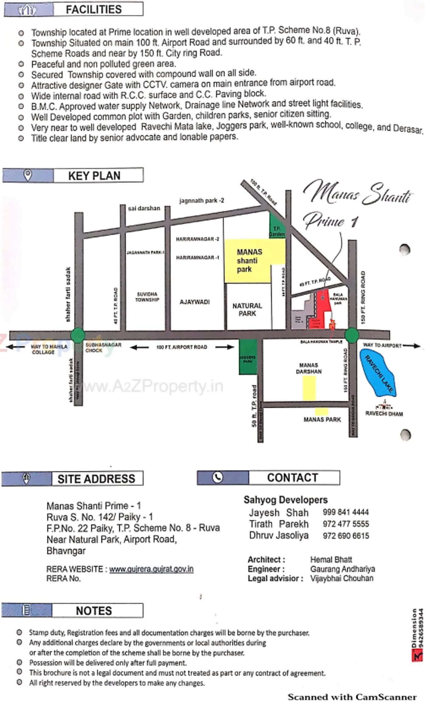  of real estate project Manas Shanti Prime located at Ruva, Bhavnagar, Gujarat