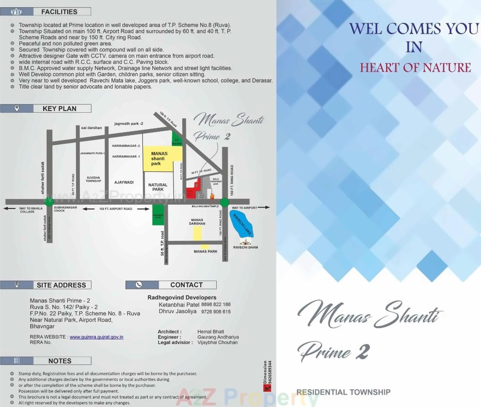  of real estate project Manas Shanti Prime located at Bhavnagar, Bhavnagar, Gujarat