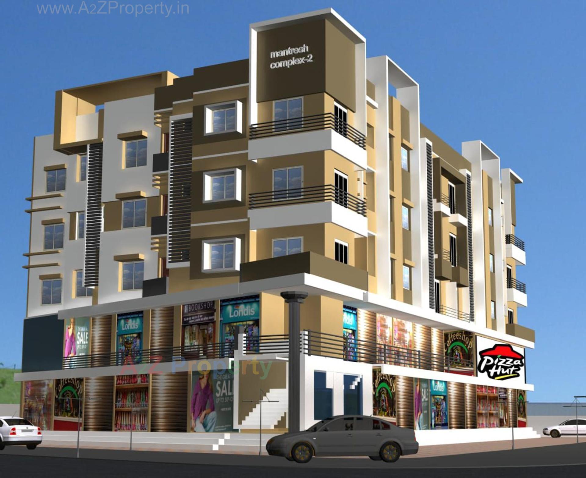 3D Elevation of real estate project Mantresh located at Tarsamiya, Bhavnagar, Gujarat