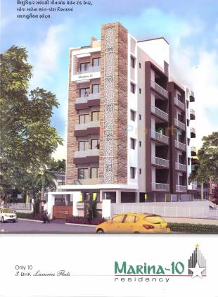 Elevation of real estate project Marina 10 Residency located at Bhavnagar, Bhavnagar, Gujarat