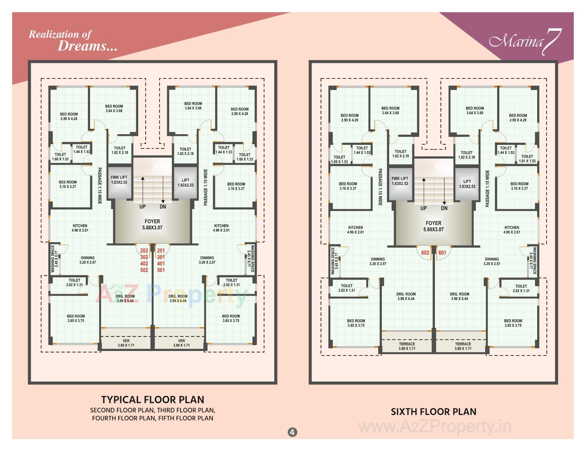 Layout of real estate project Marina located at Bhavnagar, Bhavnagar, Gujarat