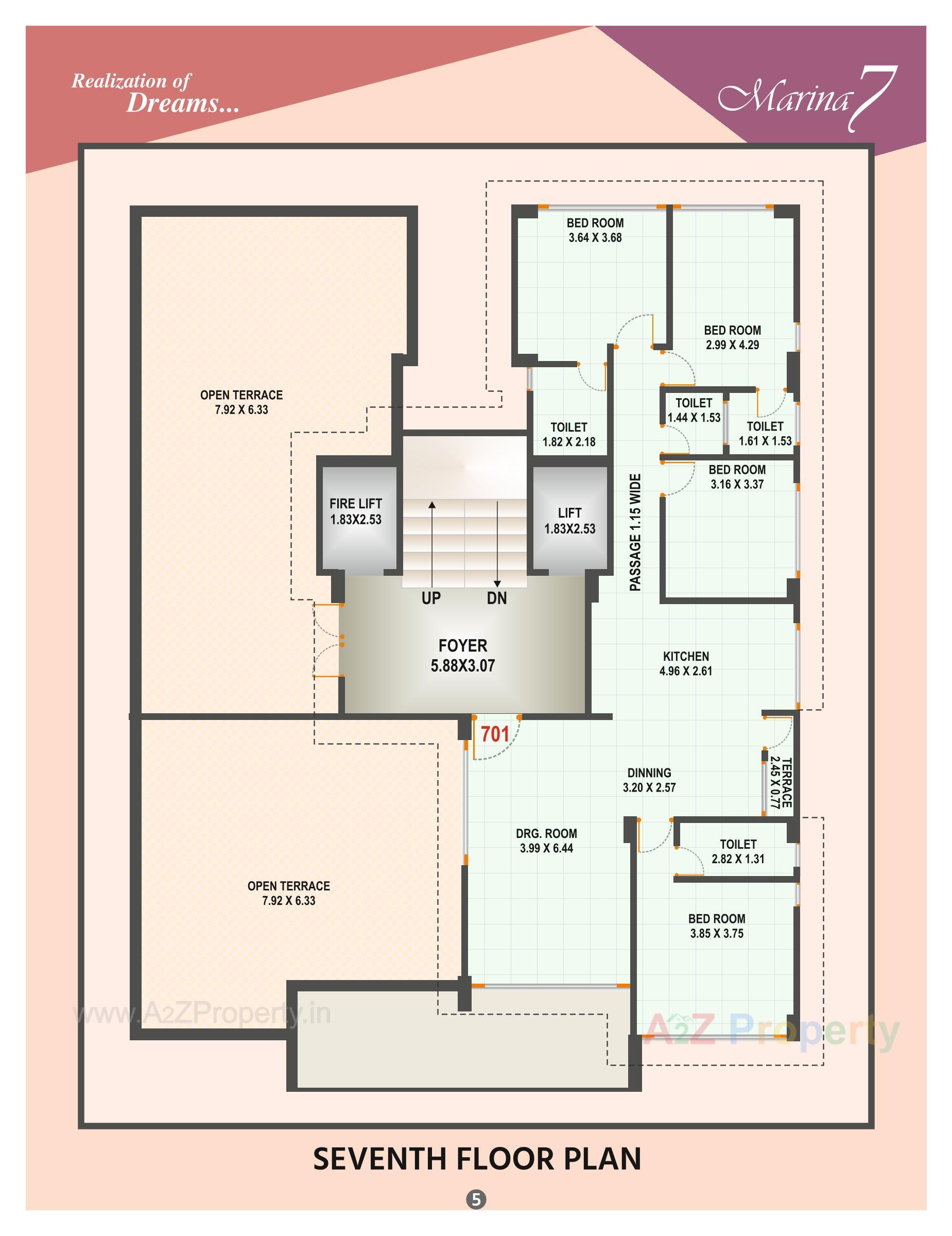 Layout of real estate project Marina located at Bhavnagar, Bhavnagar, Gujarat