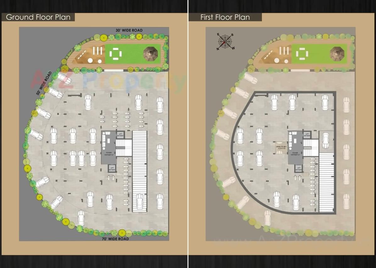 Layout of real estate project Marina Height located at Bhavnagar, Bhavnagar, Gujarat