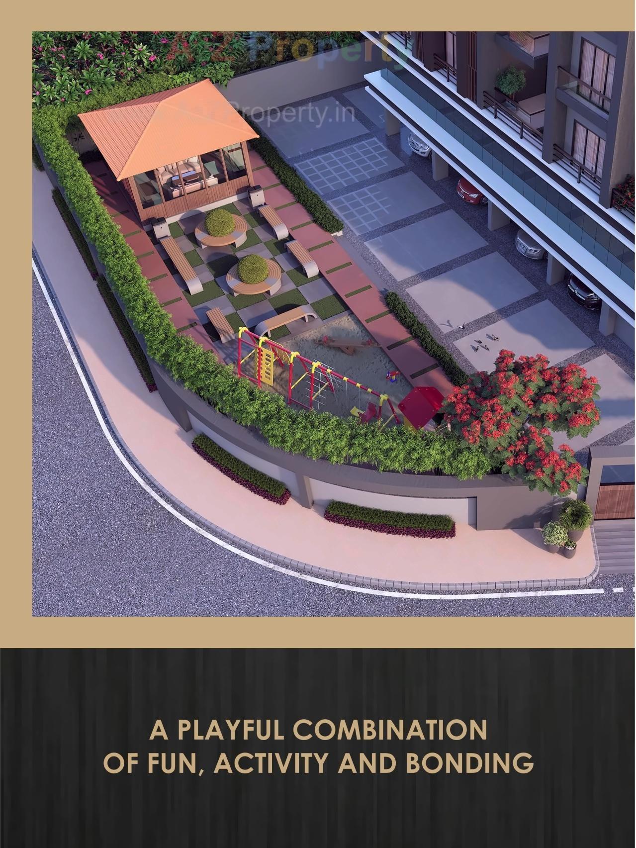 3D Elevation of real estate project Marina Height located at Bhavnagar, Bhavnagar, Gujarat