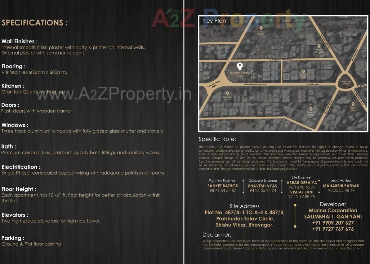  of real estate project Marina Height located at Bhavnagar, Bhavnagar, Gujarat