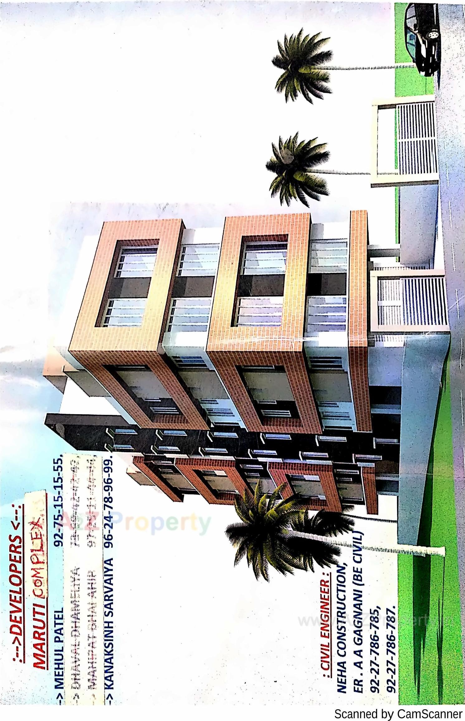 3D Elevation of real estate project Maruti Complex located at Bhavnagar, Bhavnagar, Gujarat