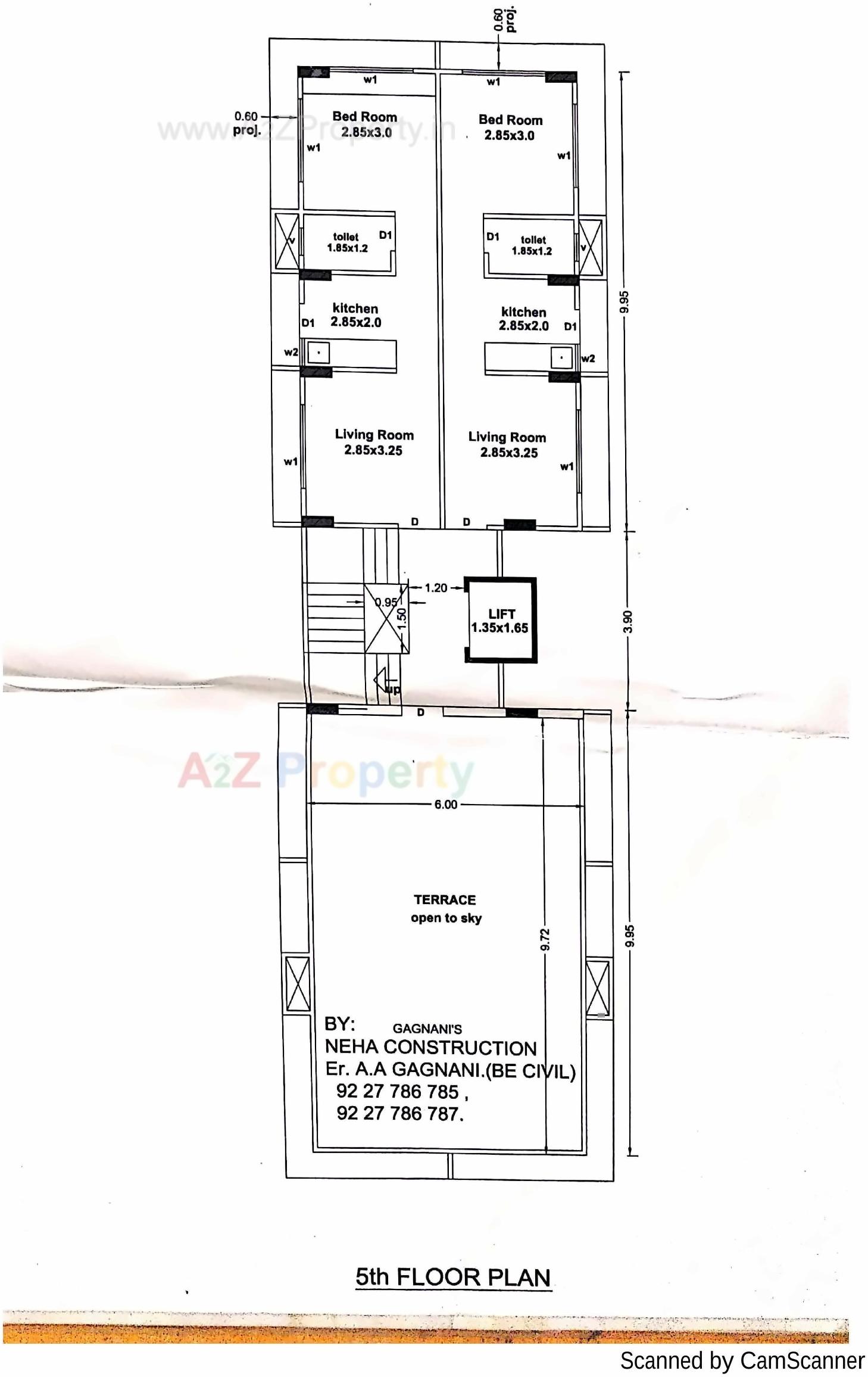 Layout of real estate project Maruti Complex located at Bhavnagar, Bhavnagar, Gujarat
