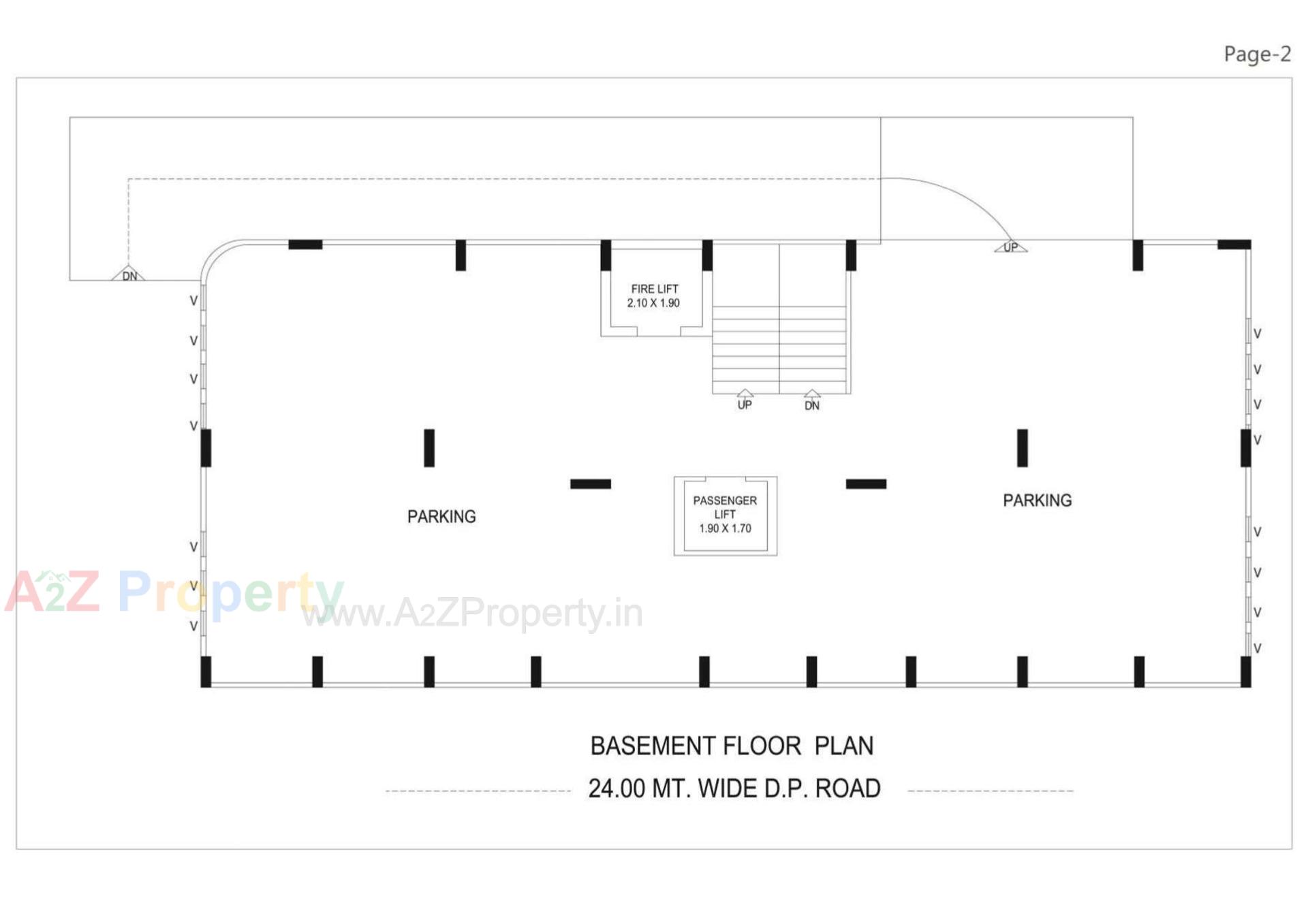 Layout of real estate project Maruti Heights located at Bhavnagar, Bhavnagar, Gujarat