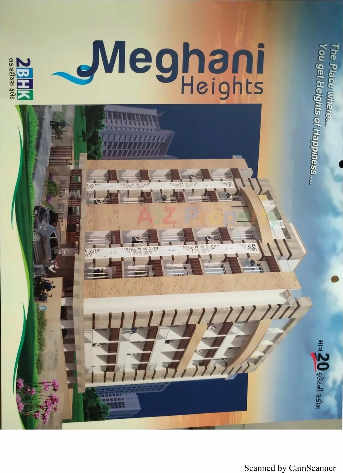 3D Elevation of real estate project Meghani Heights located at Bhavnagar, Bhavnagar, Gujarat