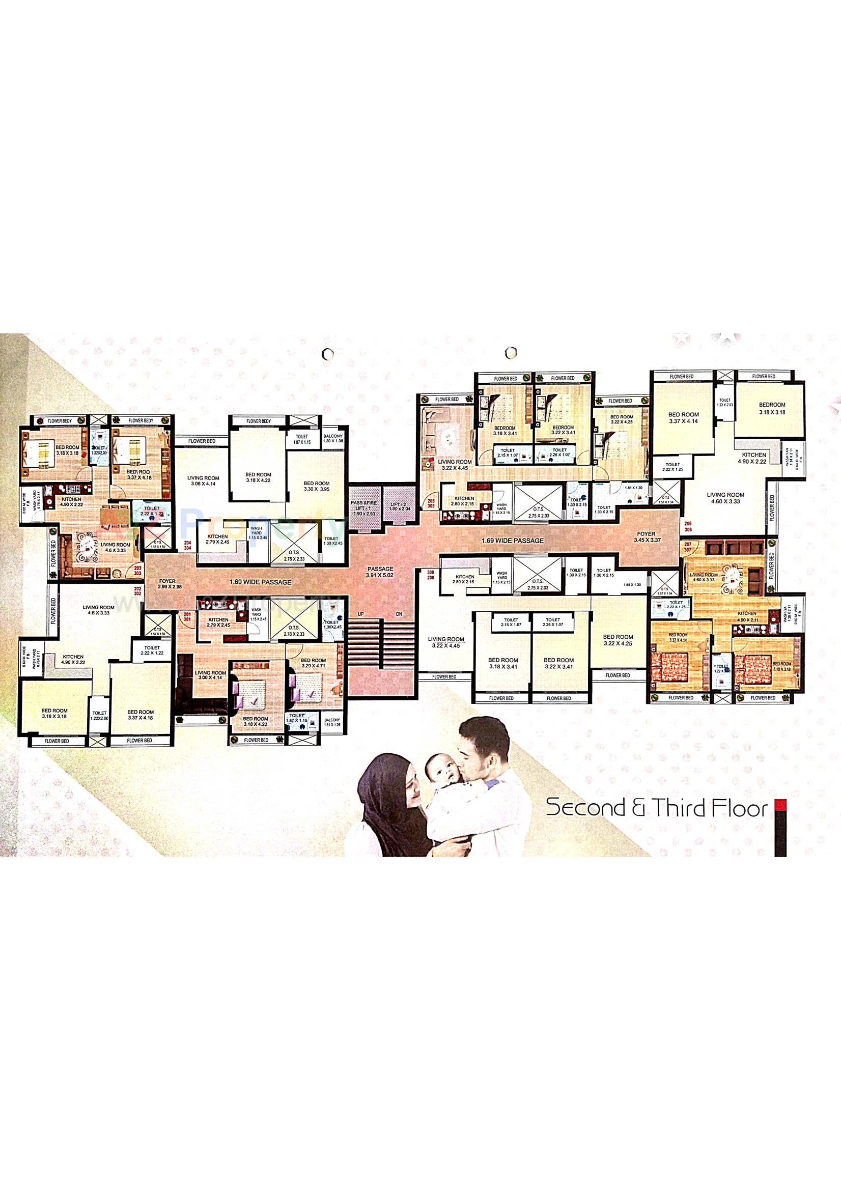 Layout of real estate project Navapara Prime located at Navapar, Bhavnagar, Gujarat