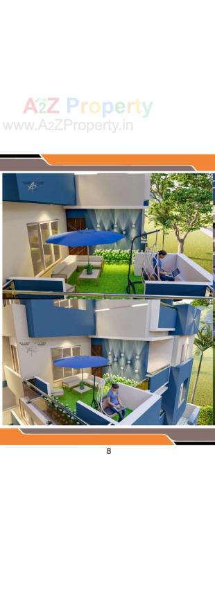 Elevation of real estate project Nazmi Apartment located at Bhavnagar, Bhavnagar, Gujarat