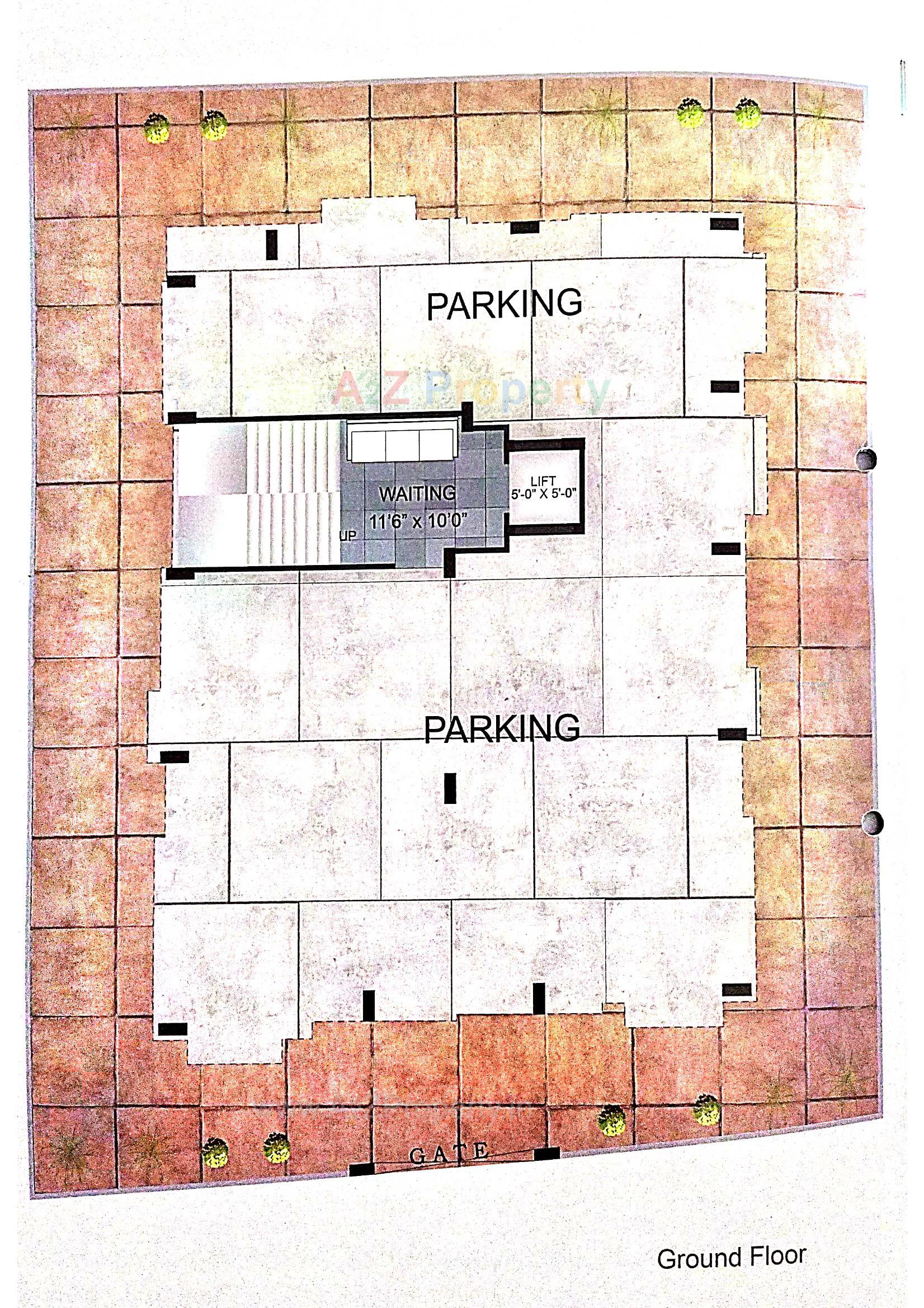 Layout of real estate project Oromira located at Bhavnagar, Bhavnagar, Gujarat