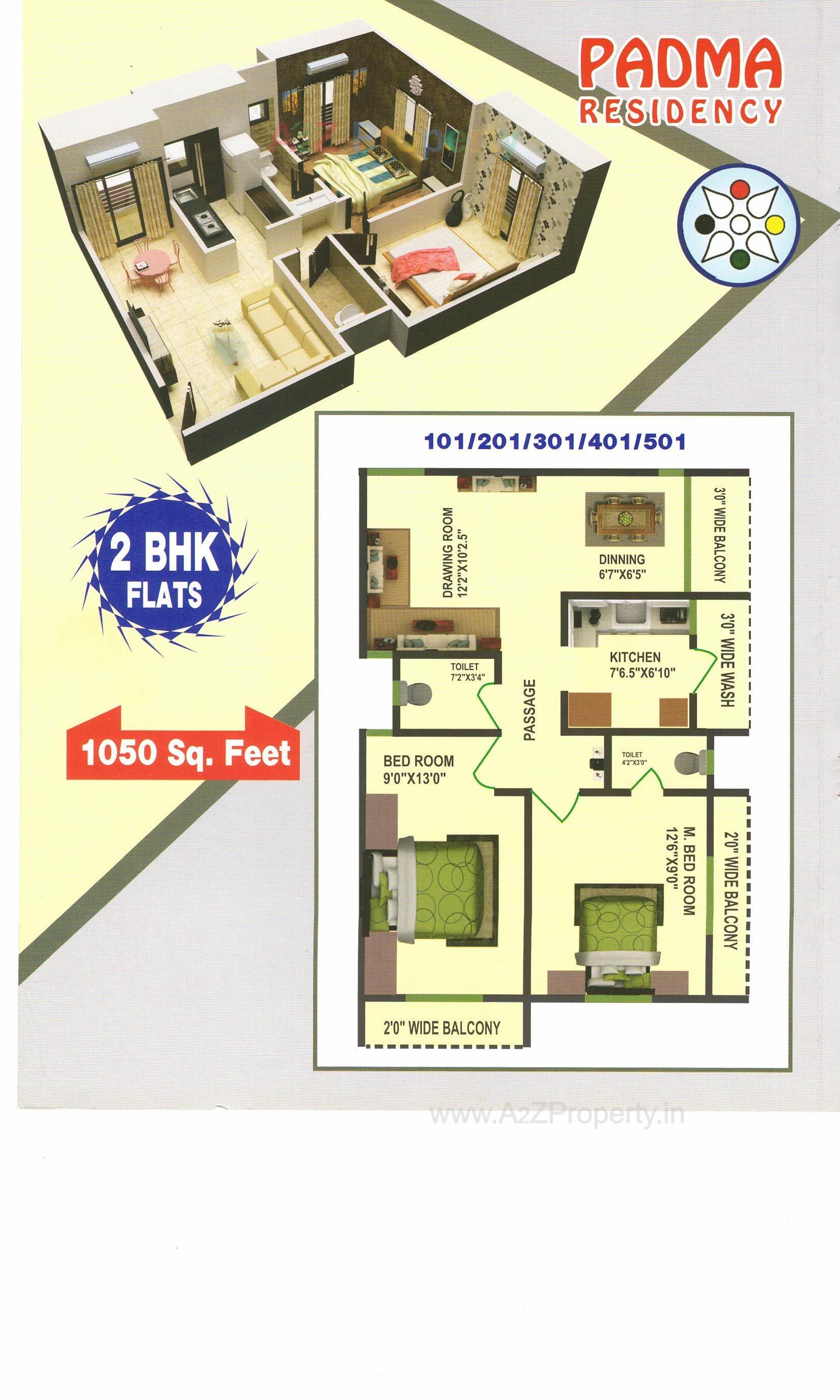 Layout of real estate project Padma Residency located at Bhavnagar, Bhavnagar, Gujarat