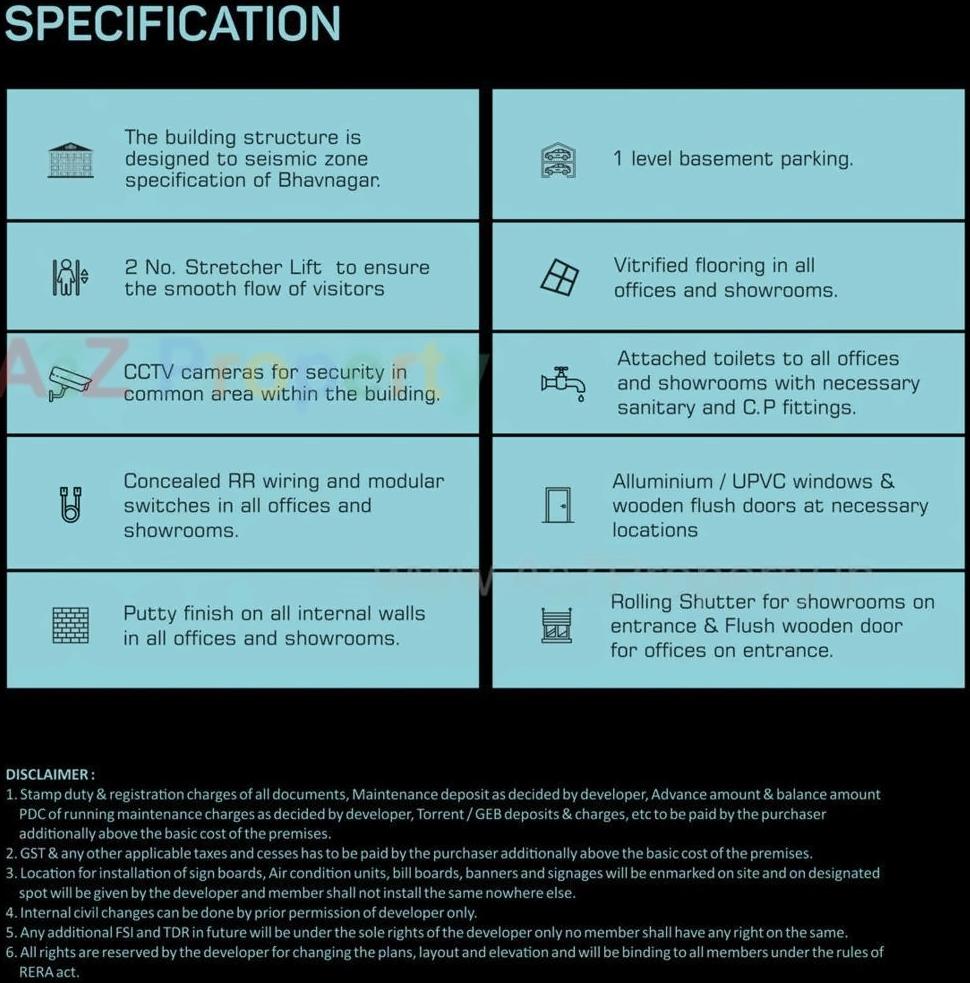  of real estate project Parardhya One The Golden Space located at Bhavnagar, Bhavnagar, Gujarat