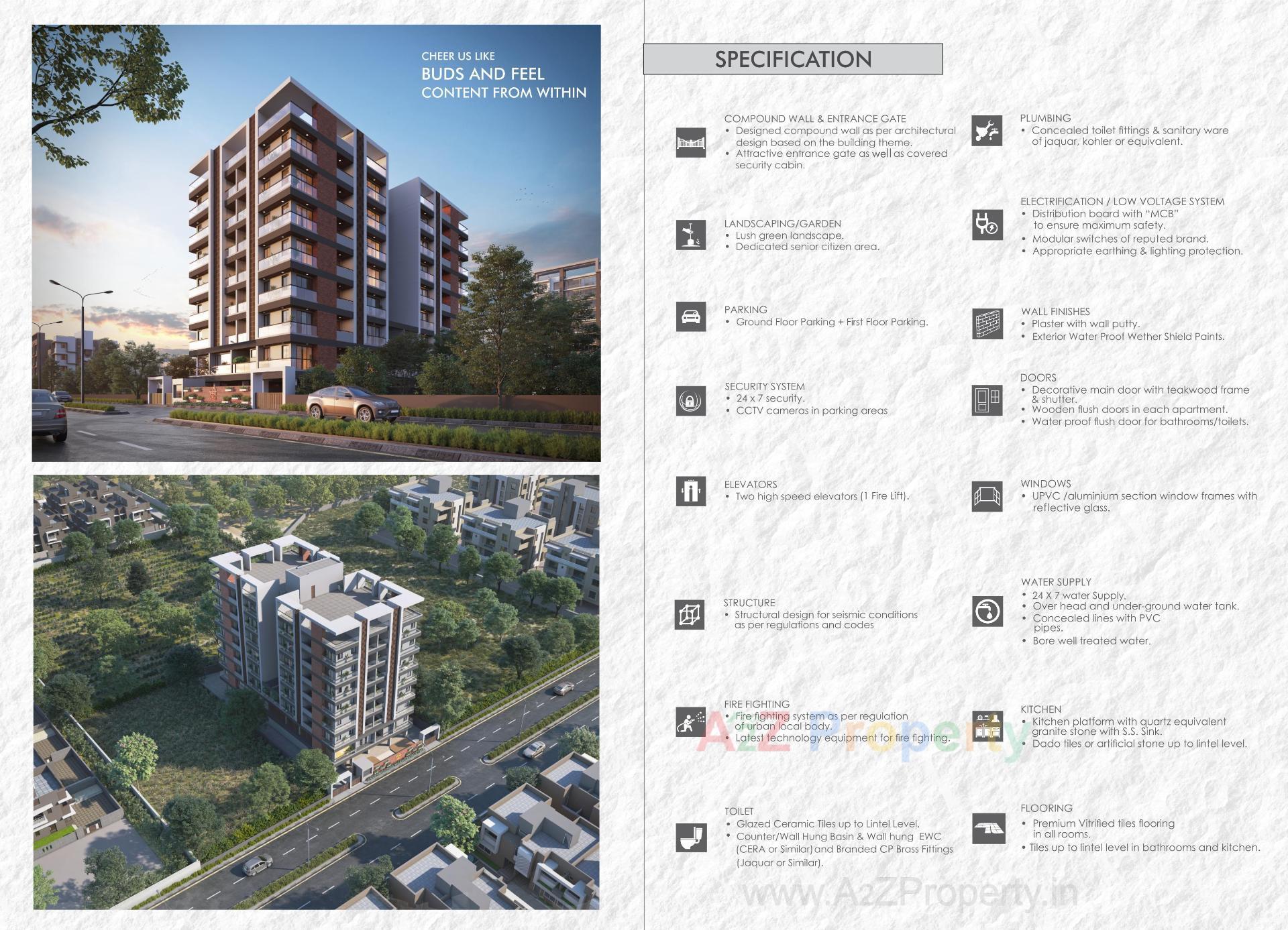  of real estate project Pramukh Heights located at Vadva, Bhavnagar, Gujarat