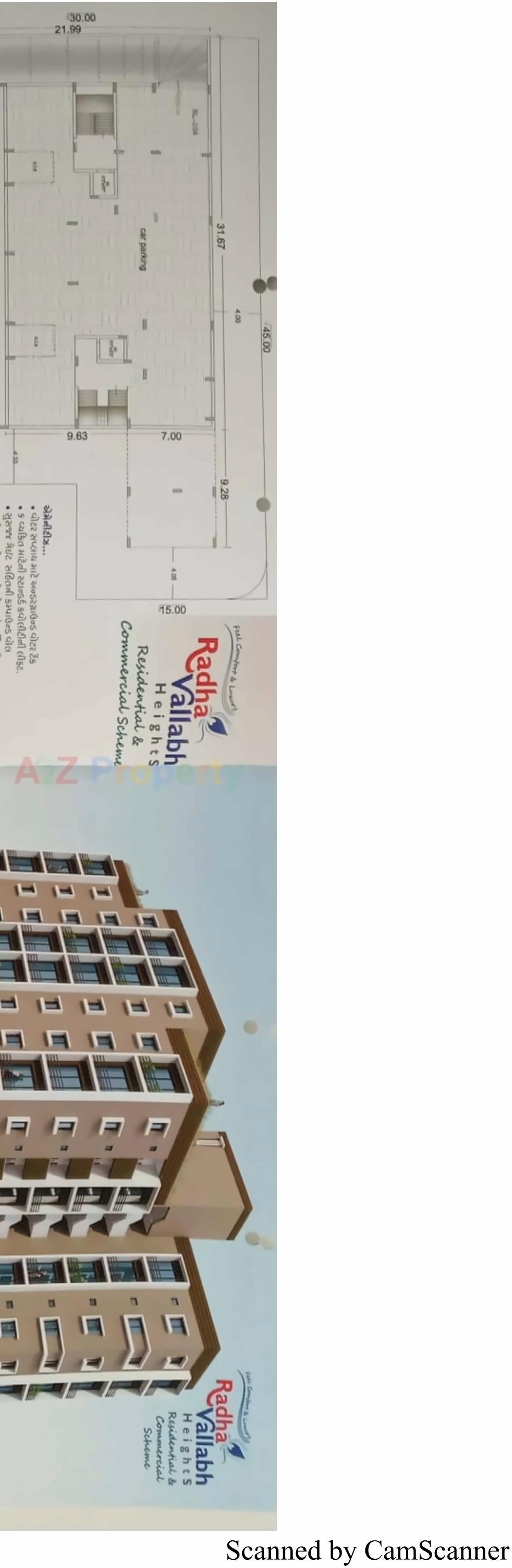 Layout of real estate project Radha Vallabh Heights located at Bhavnagar, Bhavnagar, Gujarat