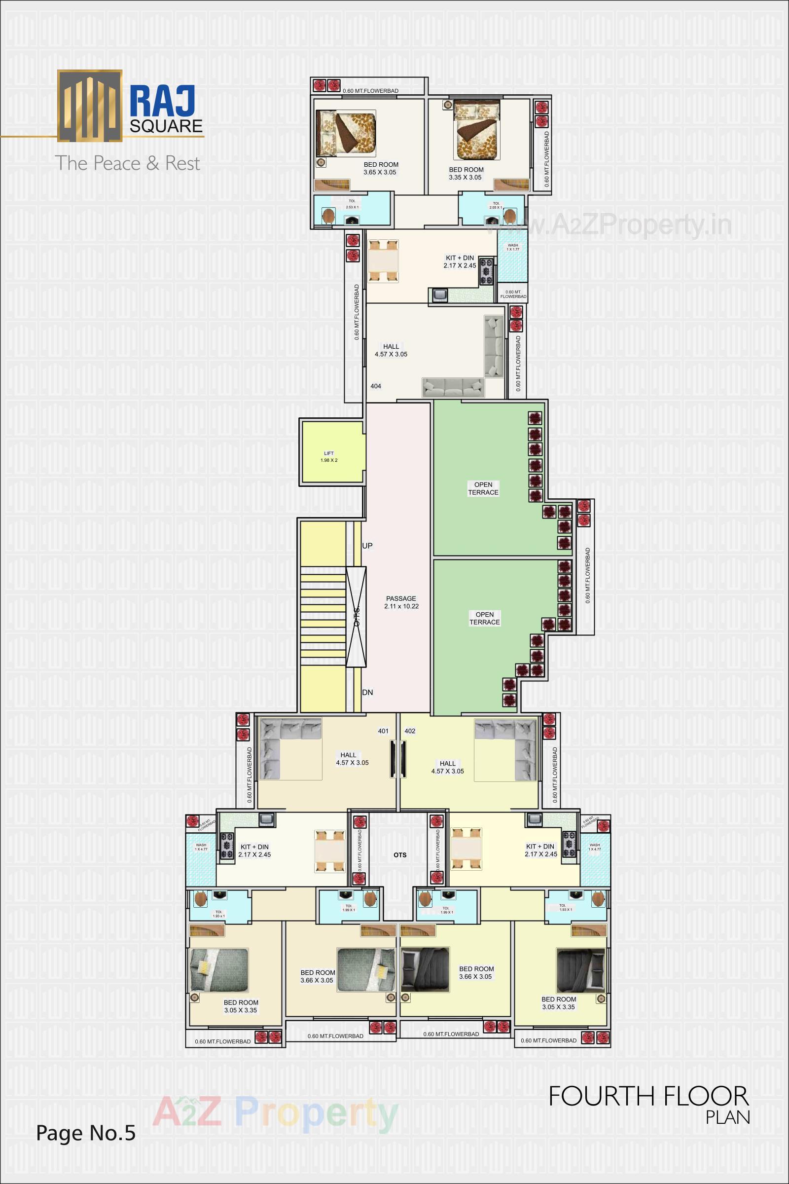 Layout of real estate project Raj Square located at Bhavnagar, Bhavnagar, Gujarat