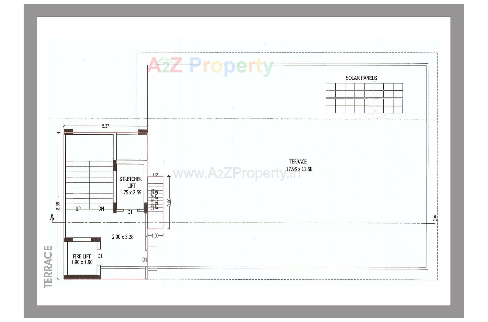 Layout of real estate project Ram Avenue located at Bhavnagar, Bhavnagar, Gujarat