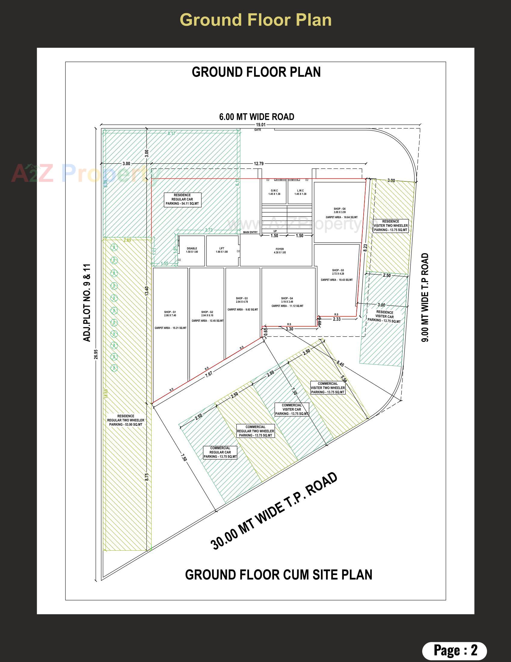 Layout of real estate project Ram Setu located at Ruva , Bhavnagar, Gujarat