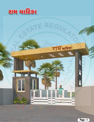Elevation of real estate project Ram Vatika located at Ruva, Bhavnagar, Gujarat