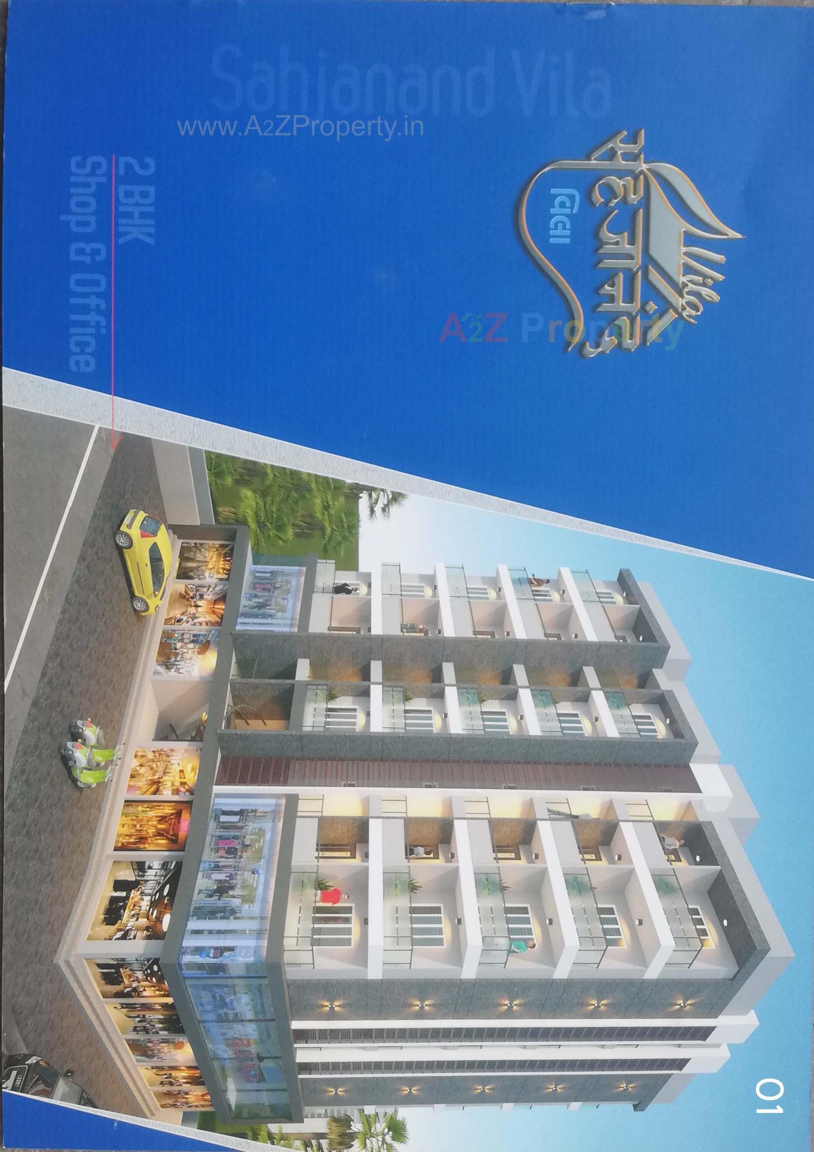 3D Elevation of real estate project Sahjanand Villa located at Fulsar, Bhavnagar, Gujarat