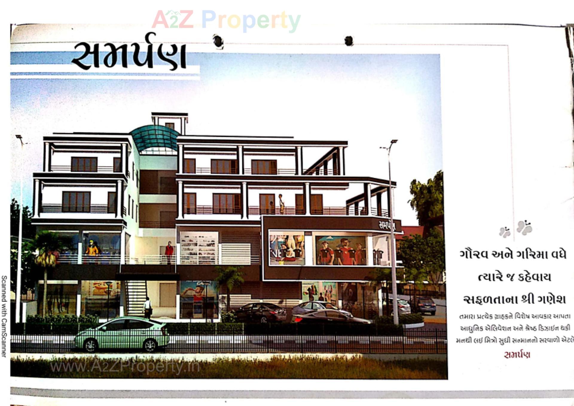 3D Elevation of real estate project Samrpan located at Vadva, Bhavnagar, Gujarat