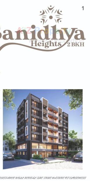 Elevation of real estate project Sanidhya Heights located at Chitra, Bhavnagar, Gujarat