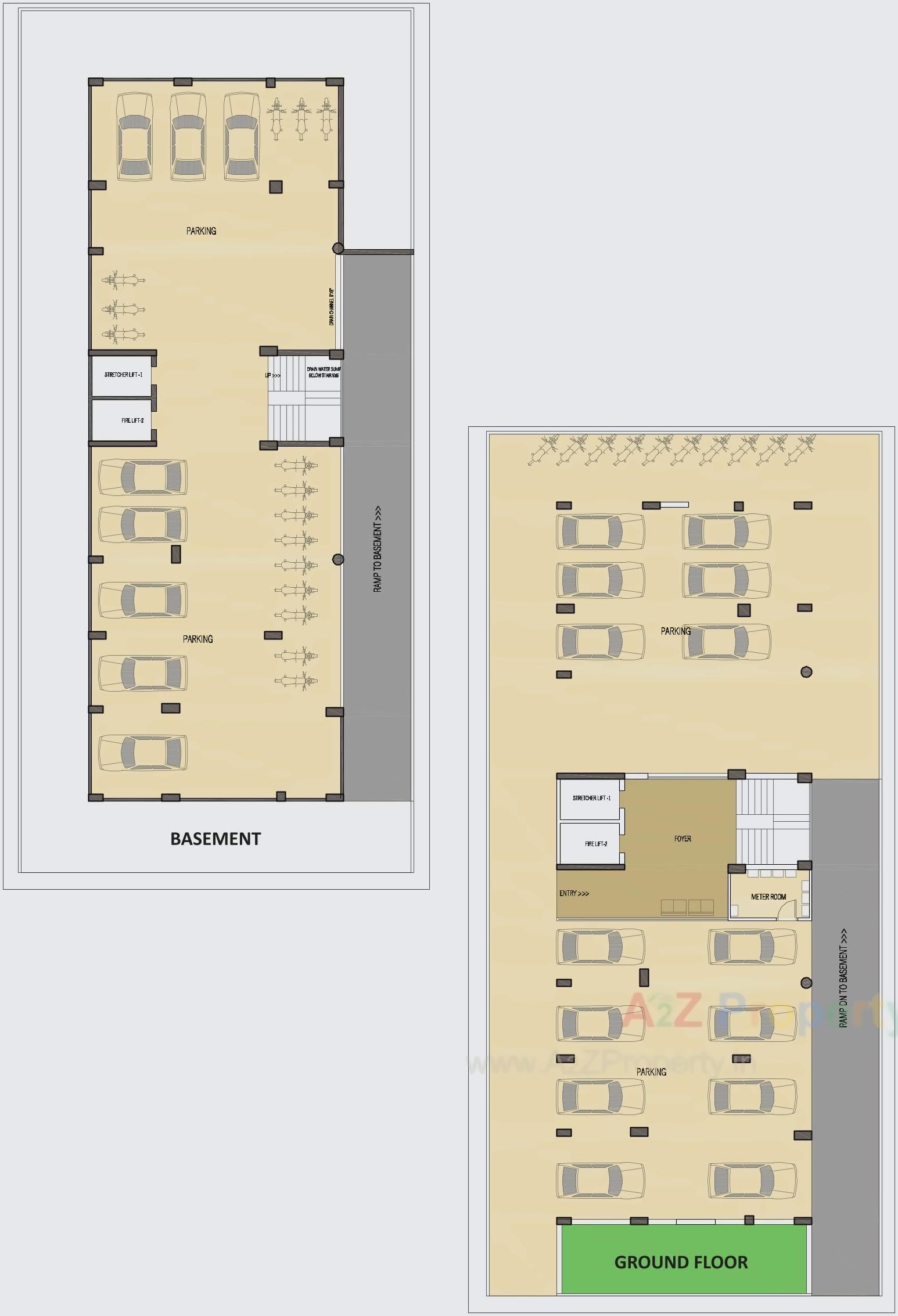 Layout of real estate project Sattva Happiness located at Bhavnagar, Bhavnagar, Gujarat
