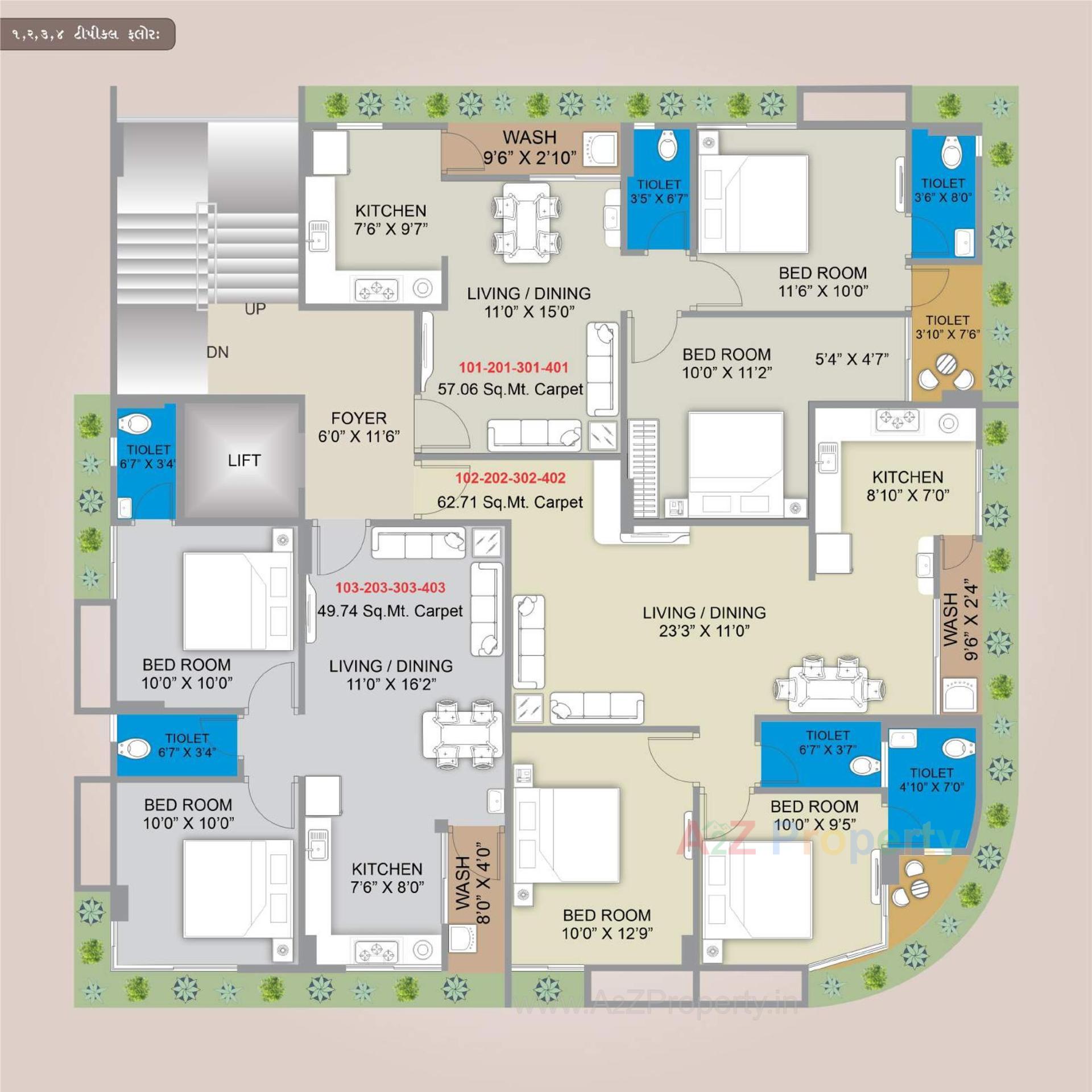 Layout of real estate project Sb Antilia located at Bhavnagar, Bhavnagar, Gujarat