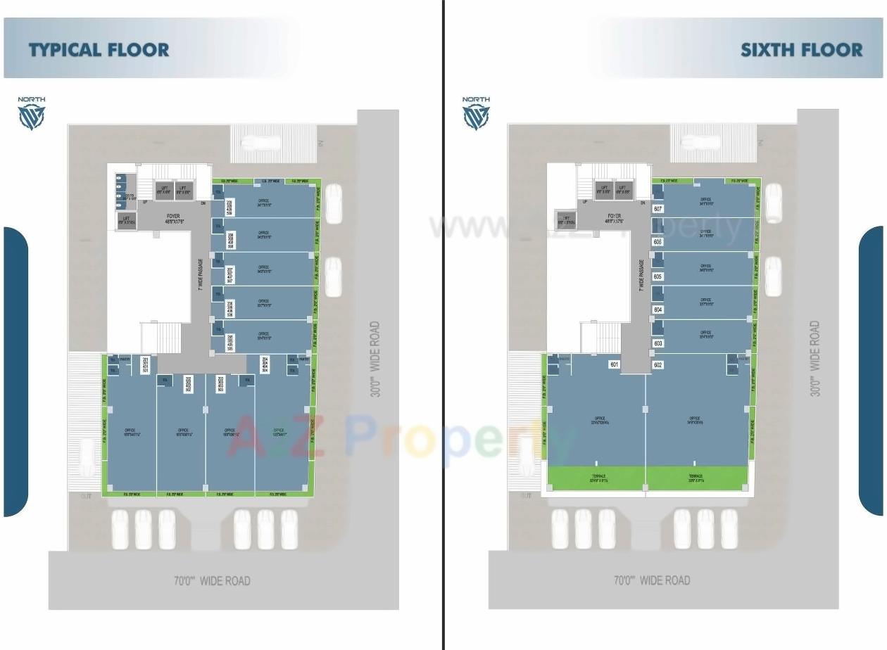 Layout of real estate project Shanti Heights located at Bhavnagar, Bhavnagar, Gujarat
