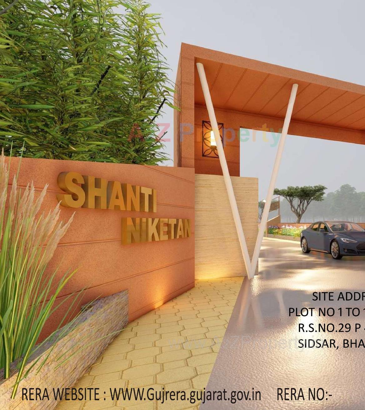 3D Elevation of real estate project Shanti Niketan located at Sidsar, Bhavnagar, Gujarat
