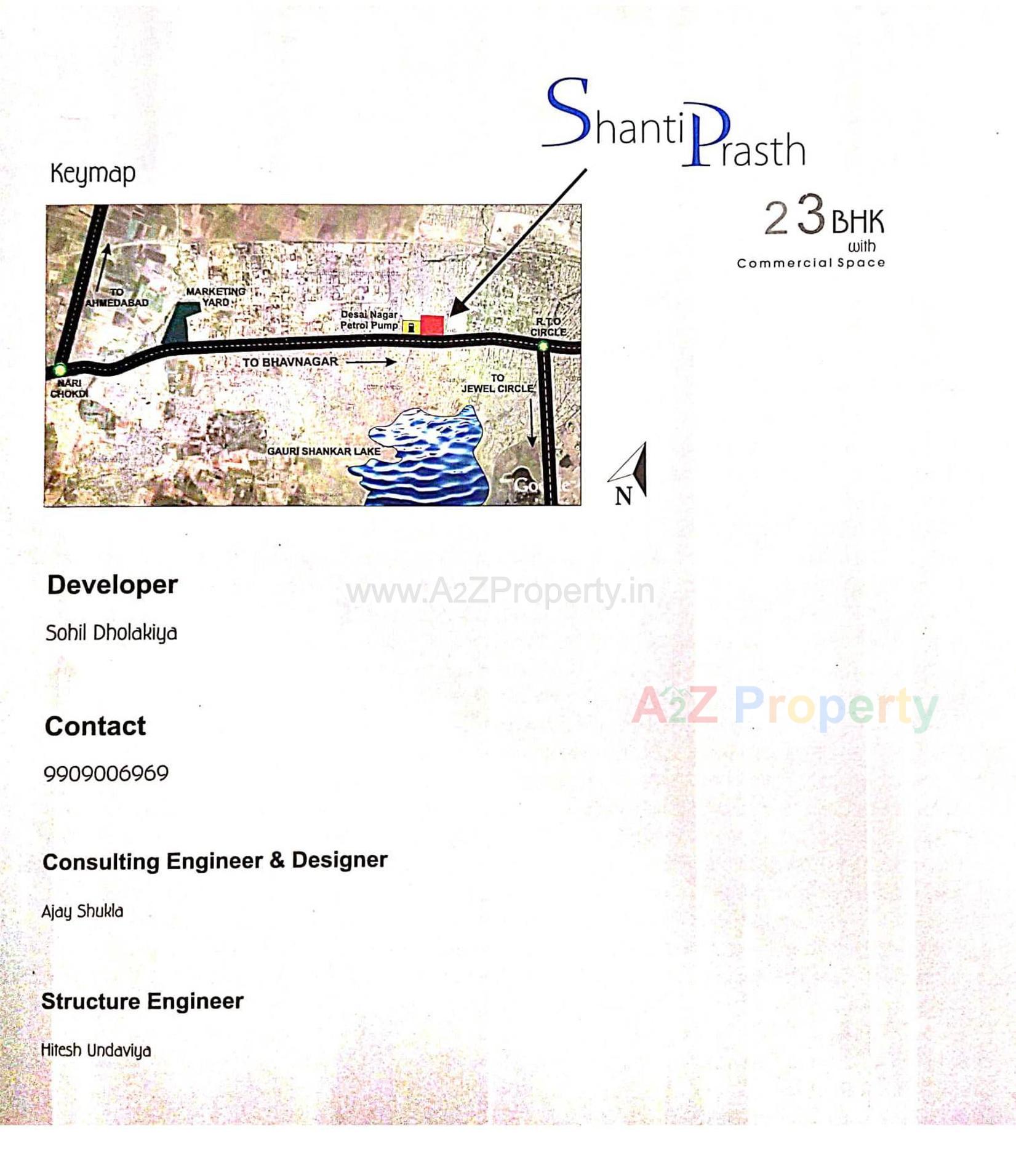  of real estate project Shanti Prasth located at Chitra, Bhavnagar, Gujarat